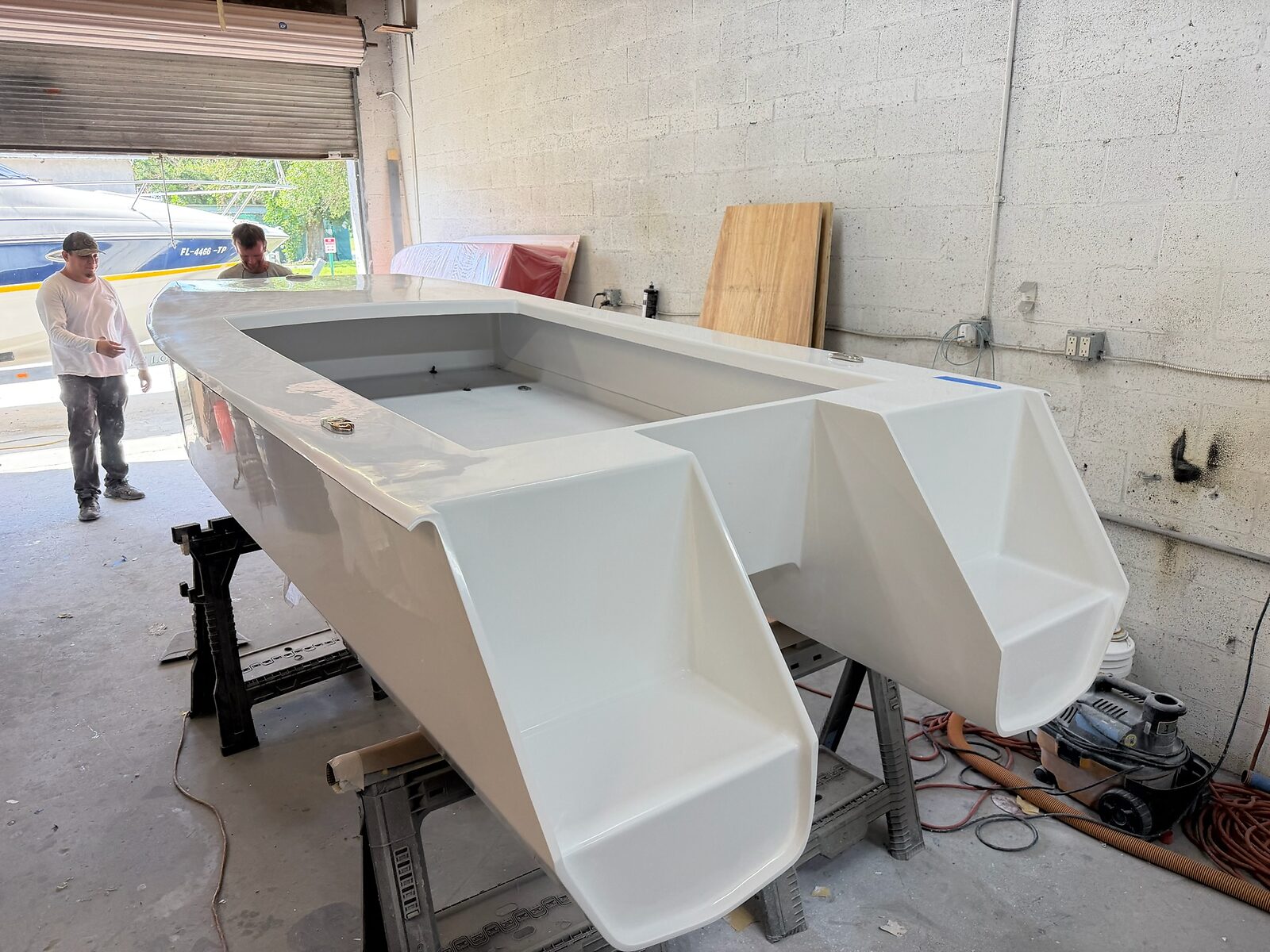 Deck mold in the workshop