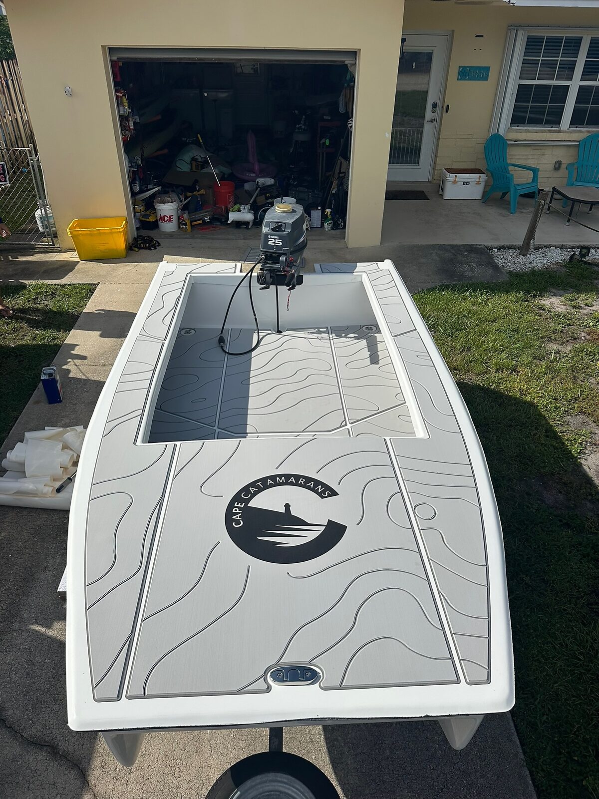 Finished deck detail