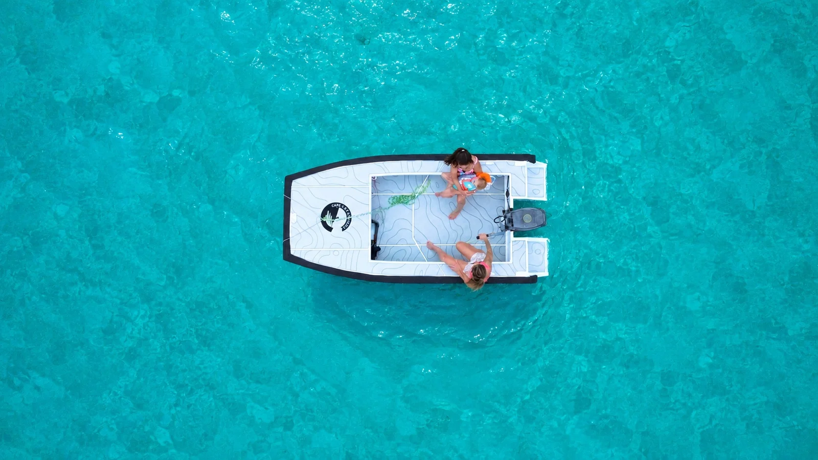 Cape Cat 115 overhead view